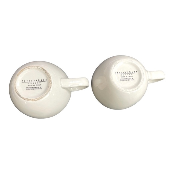 POTTERY BARN Outlet Mocha and Cafe un Lait Cups - Picture 6 of 9